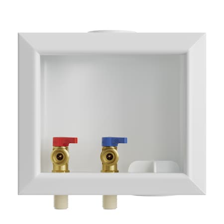 Jones Stephens Washing Machine Box, Right Outlet, 1/2in. CPVC Connection B05741